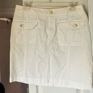 Banana Republic white skirt size 8